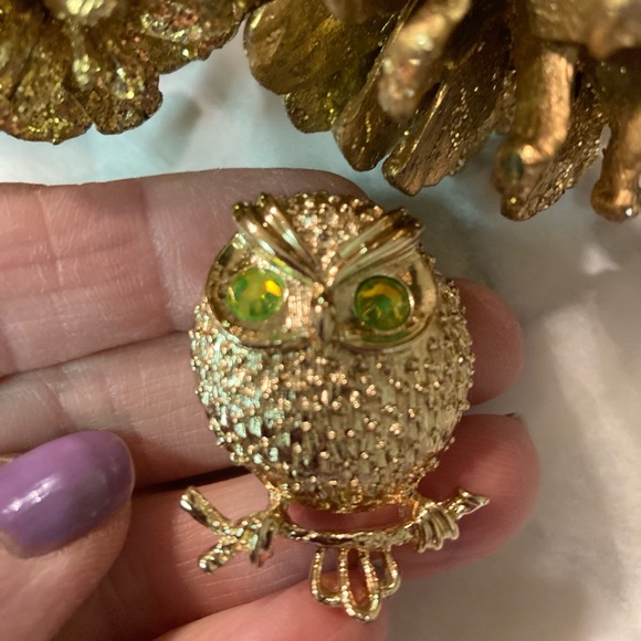 Jewelry - Vintage Owl Brooch/ Pin